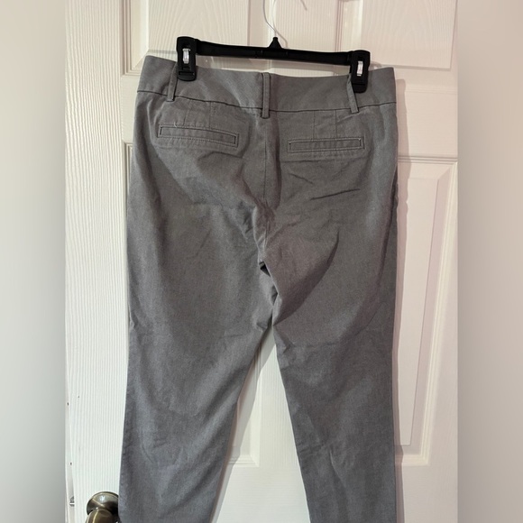 Banana Republic Gray Straight-Leg Pants Size 10 - Picture 4 of 11